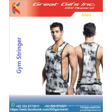 Men Clothing Sleeveless Fitness Sportwear Gym Vest Stringers Men Tank Tops Stringers